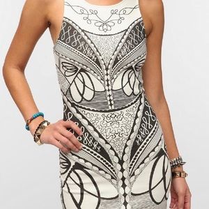 MINKPINK 🖤 Art Deco print body con